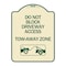 Signmission Do Not Block Driveway Access Tow Away Zone W/ Graphic Heavy-Gauge Alum, 24" x 18", TG-1824-24177 A-DES-TG-1824-24177 - alternate 1